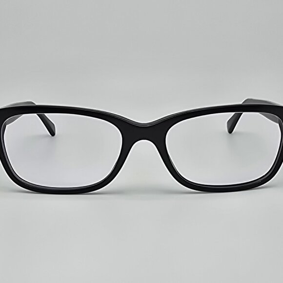 Coach HC6089 5002 Gloss Black Silver Full Rim Eyeglasses Frame 51-16-135 - Picture 2 of 13